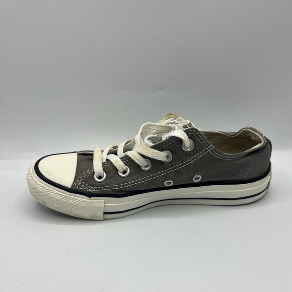 Vtg Converse Chuck Taylor All Star Womens Size 4 Casual Grey Canvas Sneakers - Picture 5 of 11